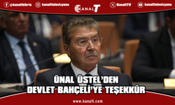 Üstel'den Bahçeli'ye teşekkür: Kıbrıs Türk halk yalnız değil