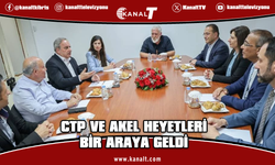 CTP Genel Başkanı İncirli AKEL heyetini kabul etti: Statüko sürdürülebilir değil