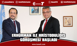 Erhürman ile Hristodulidis görüşmesi başladı