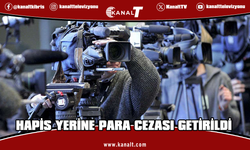 Gazetecilere hapis cezası kaldırıldı, yasa para cezasıyla geçti