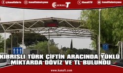 Metehan’da Kıbrıslı Türk çiftin aracında 208 bin euro nakit para tespit edildi