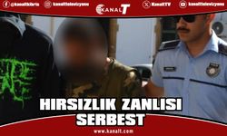 Makinist aletleri çalan zanlı serbest
