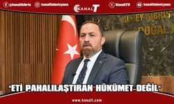 Çavuş: Eti pahalılaştıran hükümet değil