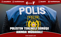 Polisten trafik ihlaline anında müdahale: Sürücüye para ve puan cezası