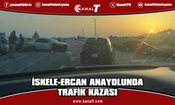 İskele-Ercan Yolunda Zincirleme Kaza: Yeniceköy’de Araçlar Savruldu
