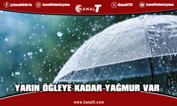 Meteoroloji Dairesi: Yarın öğleye kadar yer yer sağanak bekleniyor