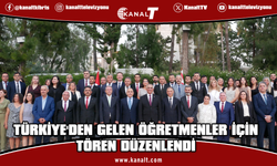 KKTC’de görev süreleri dolan öğretmenler için Girne'de veda resepsiyonu düzenlendi