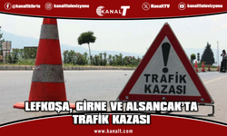 Lefkoşa, Girne ve Alsancak’ta trafik kazası: Üçü yaya dört yaralı