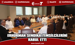 Cumhurbaşkanı Tufan Erhürman, sendika temsilcilerini kabul etti