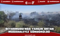 Ara bölgede çıkan yangın Kıbrıslı Türk, Rum ve İngiliz ekiplerinin ortak müdahalesiyle kontrol altına alındı