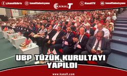 UBP'de Tüzükteki değişiklikler, oybirliğiyle kabul edildi