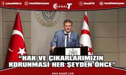 Arıklı: Hak ve çıkarlarımızın korunması her şeyden önce