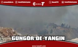 Güngör'de yangın
