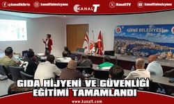 Girne Belediyesi “Gıda Hijyeni ve Güvenliği Eğitimi” tamamlandı