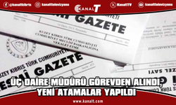 Turizm, Kültür, Gençlik ve Çevre Bakanlığına bağlı dairelerde görevden alma ve atamalar yapıldı