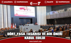 Meclis Genel Kurulu’nda dört yasa tasarısı ve bir yasa önerisi daha kabul edildi
