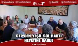 Ctp'den Yeşil sol partisi heyetine kabul: Siyasi gelişmeler masaya yatırıldı