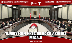 Türkiye Cumhuriyeti Milli Güvenlik Kurulu'ndan KKTC ve Doğu Akdeniz mesajı