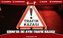 Girne’de dün iki ayrı trafik kazası meydana geldi: Bir kişi yaralandı, iki sürücü tutuklandı