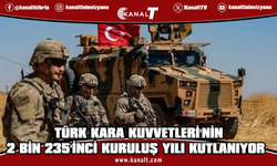 Türk Kara Kuvvetleri'nin 2 bin 235'inci kuruluş yıl dönümü dolayısıyla cuma günü tören düzenlenecek
