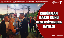 Cumhurbaşkanı Erhürman rahatsızlığı ardından 11 Temmuz Basın Günü resepsiyona katıldı