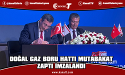 Türkiye ve KKTC arasında doğal gaz boru hattı mutabakat zaptı imzalandı