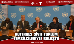 Guterres, sivil toplum örgütlerinin temsilcileriyle bir araya geldi