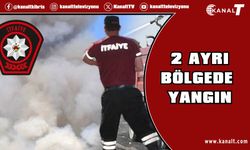 Düzova ve Ozanköy’de yangın