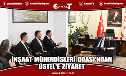KTMMOB İnşaat Mühendisleri Odası, Başbakan Ünal Üstel'i ziyaret etti