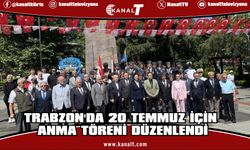 Kıbrıs Barış Harekâtı'nın 52. yıl dönümü Trabzon'da törenle kutlandı
