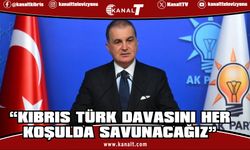 Çelik: "Kıbrıs Türk davasını her koşulda savunmaya devam edeceğiz"