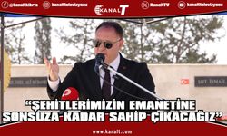 Öztürkler: Şehitlerimizin emanetine sonsuza kadar sahip çıkacağız