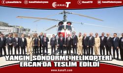 Ercan’da Yangın Söndürme Helikopteri teslim töreni yapıldı