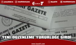 BRT Yasası Resmi Gazete'de yayımlandı...