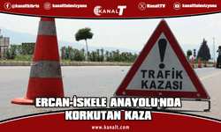 Geçitkale yakınlarında minibüs servi ağaçlarına çarptı: 5 kişi hastaneye kaldırıldı