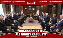 Başbakan Üstel Türkiye Emniyet Genel Müdürü Ali Fidan’ı kabul etti