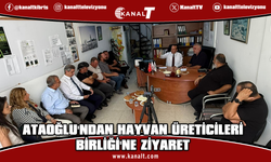Hayvancılar sorunları anlattı, Ataoğlu çözüm için pazartesiyi işaret etti