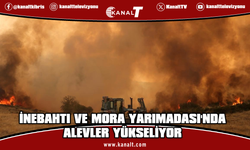 Yunanistan'ın İnebahtı ili ve Mora Yarımadası'nda yangın çıktı