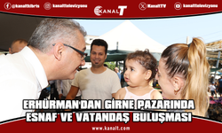 Cumhurbaşkanı Tufan Erhürman, Girne Açık Pazarı ziyaret etti