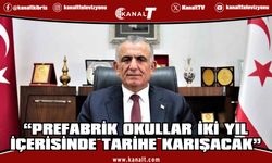Milli Eğitim Bakanı Çavuşoğlu: Prefabrik okullar iki yıl içerisinde tarihe karışacak