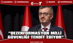Duran: Dezenformasyon, sadece bir bilgi kirliliği değil, doğrudan bir millî güvenlik meselesidir