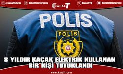 Akdoğan'da 8 yıldır kaçak elektrik kullanan bir kişi tutuklandı