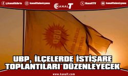 UBP, ilçelerde istişare toplantıları düzenleyecek