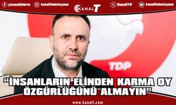 Çeler'den Üstel'e: İnsanların elinden karma oy özgürlüğünü almayın