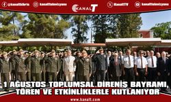 1 Ağustos Toplumsal Direniş Bayramı: Atatürk Anıtı ve Şehitler Anıtı’nda tören düzenlendi