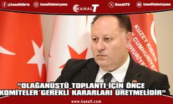 Öztürkler: Olağanüstü Toplantı İçin Önce Komiteler Gerekli Kararları Üretmelidir