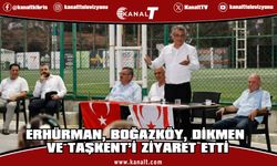 Cumhurbaşkanı Erhürman, Boğazköy, Dikmen ve Taşkent’i ziyaret etti