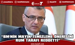 Erhürman: BM'nin Mayın Temizleme Önerisini Rum Tarafı Reddetti