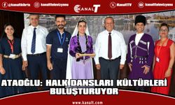 Ataoğlu, 16. Lefkoşa Halk Dansları Festivali Ekiplerini Kabul Etti