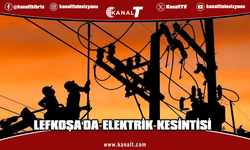 Lefkoşa’da bazı bölgeler Cuma günü üç saat elektriksiz kalacak